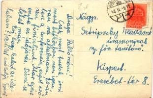 1943 Marosvásárhely, Targu Mures; M. kir. "Csaba királyfi" honvéd gyorsfegyvernemi hadapró...