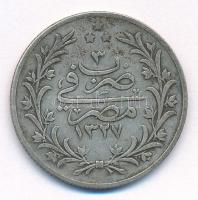 Egyiptom 1327. (1911) 5Q Ag "V. Mehmed" T:2- Egypt 1327. (1911) 5 Qirsh Ag "Mehmed V" C:VF Krause KM# 308