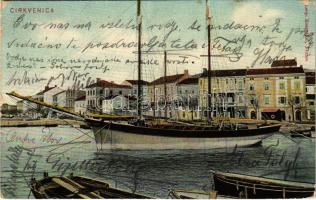1907 Crikvenica, Cirkvenica; kikötő / port (EB)