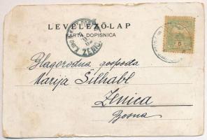 1902 Újgradiska, Novagradiska, Nova Gradiska; Domobranska vojarna, Trg Franje Josipa, Pozeska ulica ...