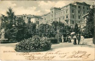 1905 Abbazia, Opatija; Hotel Stefanie. Divald Károly 698. (b)