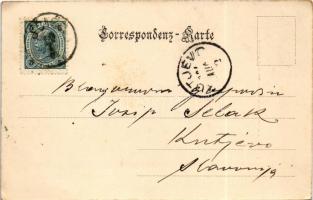 1904 Ika, Ica (Abbazia, Opatija); Strasse / street view (EK)