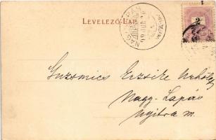 1899 (Vorläufer) Pozsony, Pressburg, Bratislava; Színház tér. Schmidt Edgar kiadása / Theaterplatz /...
