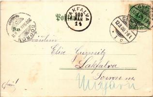 1900 Gniezno, Gnesen; Dom, Bahnhof, Infanterie-Kaserne, Sieges Denkmal, Gymnasium / cathedral, railw...