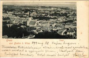 1899 (Vorläufer) Baden bei Wien, Total (fl)
