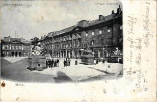 1899 (Vorläufer) Metz, Paradeplatz / Place darmes / square (Rb)