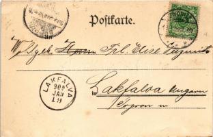 1900 Zwönitz, Totalansicht, Kirche, Kriegerdenkmal, Bahnhof / general view, church, war monument, ra...