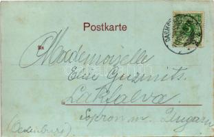 1899 (Vorläufer) Darmstadt, Neues Palais / new palace (EK)