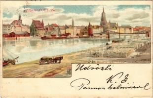1899 (Vorläufer) Frankfurt am Main, general view. Kunstanstalt Kosmos S. IV. litho (fl)