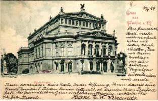 1899 (Vorläufer) Frankfurt am Main, Opernhaus / operahouse