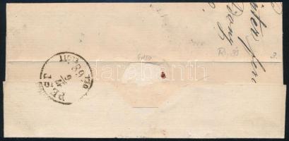 1868 5kr levélen "ADONY" 1868 5kr on cover "ADONY"