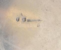 Ezüst (Ag) teáskanna, jelzett, m: 24 cm, nettó: 992g