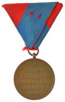 1938. "Felvidéki Emlékérem, II. Rákóczi Ferenc" bronz kitüntetés mellszalagon T:1- patina,...