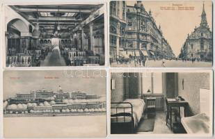 Budapest - 26 db régi képeslap vegyes minőségben / 26 pre-1945 postcards in mixed quality