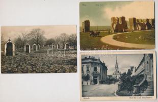 11 db RÉGI magyar város képeslap vegyes minőségben / 11 pre-1945 Hungarian town-view postcards in mi...