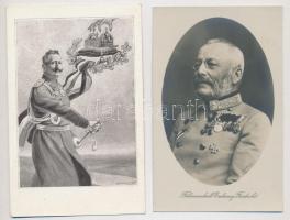 10 db RÉGI uralkodói motívum képeslap vegyes minőségben / 10 pre-1945 royalty motive postcards in mi...