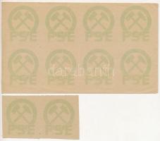 NDK 1949. 10-100kg vasjegy (20x, 5 lapon) T:I--III
GDR 1949. 10-100kg iron ticket (20x, in 5 sheets...