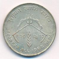 Nepál 1968. 10R Ag "FAO" T:1-,2 patina
Nepal 1968. 10 Rupees Ag "FAO" C:AU,XF p...