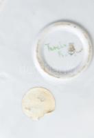 Zsolnay porcelán szalonnázó paraszt, kézzel festett, jelzett, hibátlan, m: 35 cm