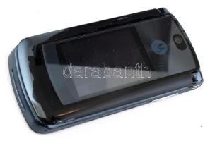 Motorazr2 mobiltelefon, tartozékokkal, eredeti dobozában, használt, de működőképes állapotban