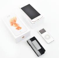 iPhone 6 S mobiltelefon, tartozékokkal, eredeti dobozában, használt, de működőképes állapotban. + iPod 1 GB, tokban, használt, kipróbálatlan állapotban.