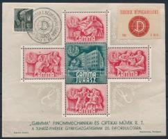 1941 GAMMA levélzáró blokk