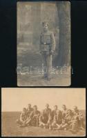 I. világháború 32. gyalogezred katonái 2 db fotólap