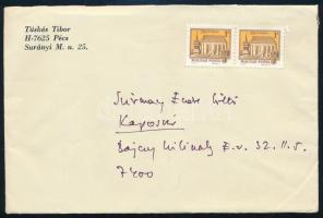 1983 Tüskés Tibor (1930-2009) író, irodalomtörténész, a Baranya Megyei Könyvtár munkatársának saját ...