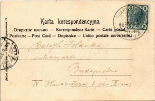 1905 Sianki, Sianky; widok z dworca / general view from the railway station (EB)