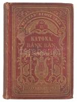 Katona József: Bánk Bán. Dráma öt szakaszban. Magyar Remekírók VII. Bp., 1892., Franklin. Nyolcadik kiadás. A költő arcképével. Kiadói aranyozott egészvászon-kötés, Gottermayer-kötés, aranyozott lapélekkel, kopott, foltos borítóval, a gerincen sérüléssel.