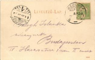 1904 Szolnok, látkép, utca. Ragács Gyula felvétele