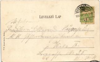 1904 Szombathely, Izraelita templom, zsinagóga. Divald Károly 17. sz. (EK)