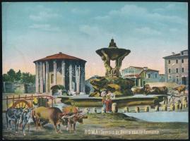 cca 1910 Róma, Raffaello műalkotásai, 4 db nyomat, 19,5×25 cm