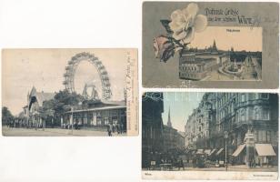 Wien, Vienna, Bécs - 10 pre-1945 postcards in mixed quality + 1 B.K.W.I. motive
