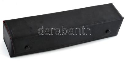 Retró szovjet úti vasaló, eredeti tokjában, használatlan állapotban, 29,5x6,5x6,5 cm