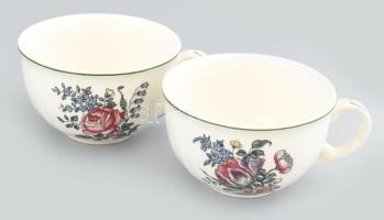 Villeroy & Boch Alt Srassburg - Vegyes teás készlet, hiányokkal, különböző csészék. Jelzett, cso...