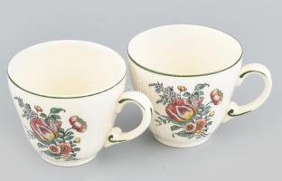 Villeroy & Boch Alt Srassburg - Vegyes teás készlet, hiányokkal, különböző csészék. Jelzett, cso...