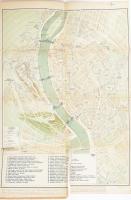 1914 Kogutowicz: Budapest székesfőváros térképe, Magyar földrajzi Intézet Részvényársaság, szakadásokkal, 50×34 cm