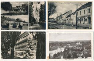 15 db főleg MODERN magyar város képeslap vegyes minőségben / 15 mostly modern Hungarian town-view postcards in mixed quality