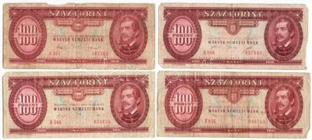 8db-os forint bankjegy tétel, közte 1990. 500Ft T:III,III-