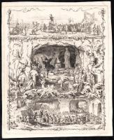 9 db XIX, sz. történelmi témájú metszet. Klf. technikák, papír. Mind jelzett a metszeten. Részben ki...