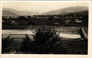 1939 Frasin (Bukovina, Bukowina); Vedere generala / general view, bridge. photo