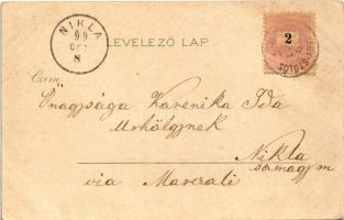 1899 (Vorläufer) Kolozsvár, Cluj; látkép / general view. Kunstanstalt Kosmos 75. litho s: Geiger R. ...