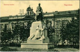 Nagyvárad, Oradea; Szacsvay szobor. Sebő Imre kiadása / statue, monument