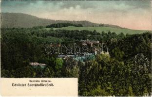 Szováta, Szovátafürdő, Baile Sovata; látkép. Hönig Bernát kiadása / general view