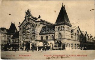 1899 (Vorläufer) Budapest VIII. Kálvin tér, villamos. Ganz Antal 66.