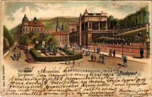 1900 Budapest I. Várbazár. Ganz Antal 308. litho (EK)