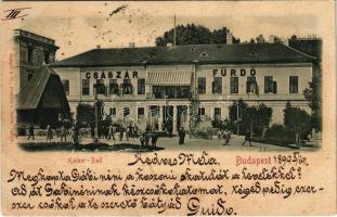 1899 (Vorläufer) Budapest II. Császár fürdő