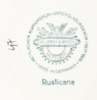 5db Villeroy & Boch tálka, jelzett, kopásokkal, d: 13,5-20,5 cm