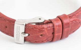 Swarovski quartz női karóra, kövekkel kirakva, működésre nem ellenőrzött, bőr szíjjal, számlap méret...